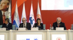 1 September 2016 National Assembly Speaker Maja Gojkovic in Ankara with presidents of international parliamentary assemblies